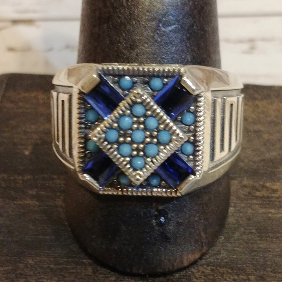 Other - Sapphire &Turquoise Sterling Ring